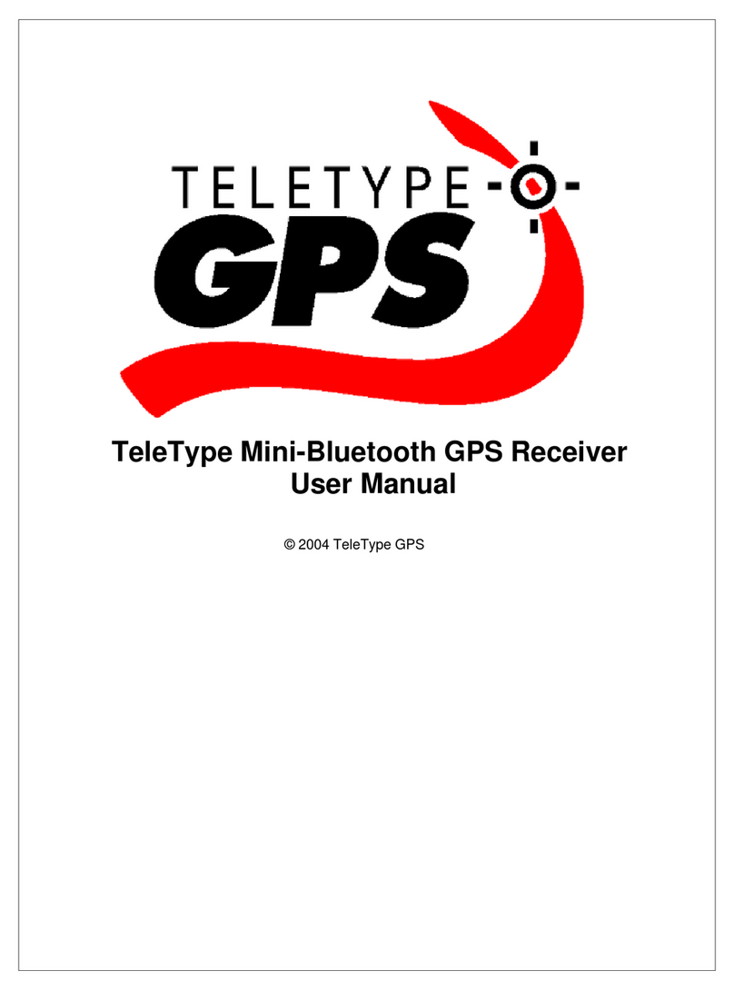 TeleType GPS Mini-Bluetooth GPS Receiver Manuel utilisateur