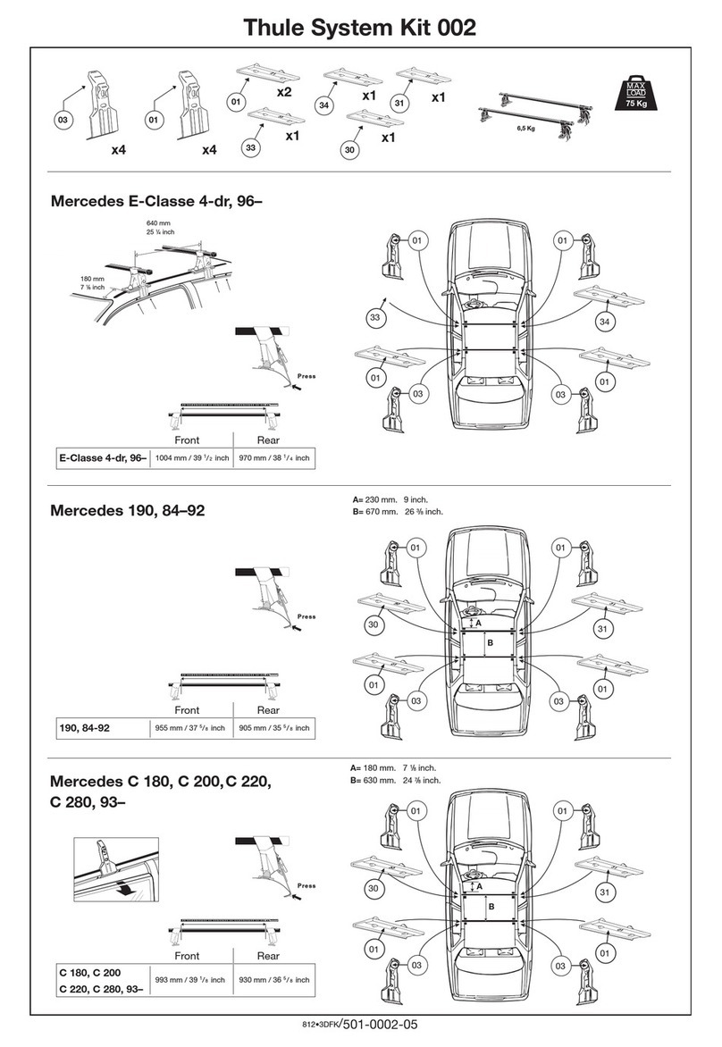 Thule Chariot Cougar 2 Manuel utilisateur