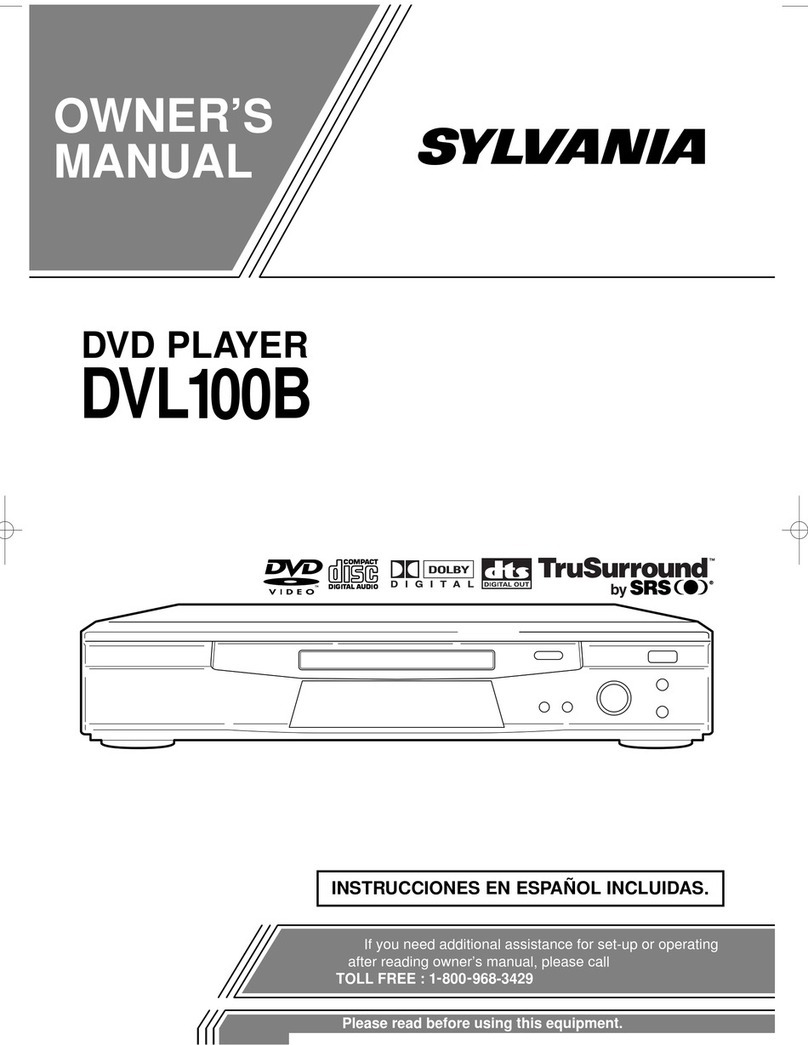 Sylvania DVL100B Manuel utilisateur