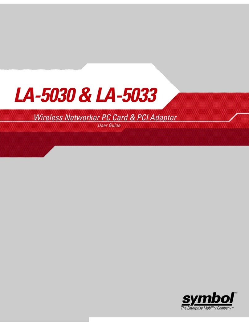 Symbol LA-5030 Manuel utilisateur