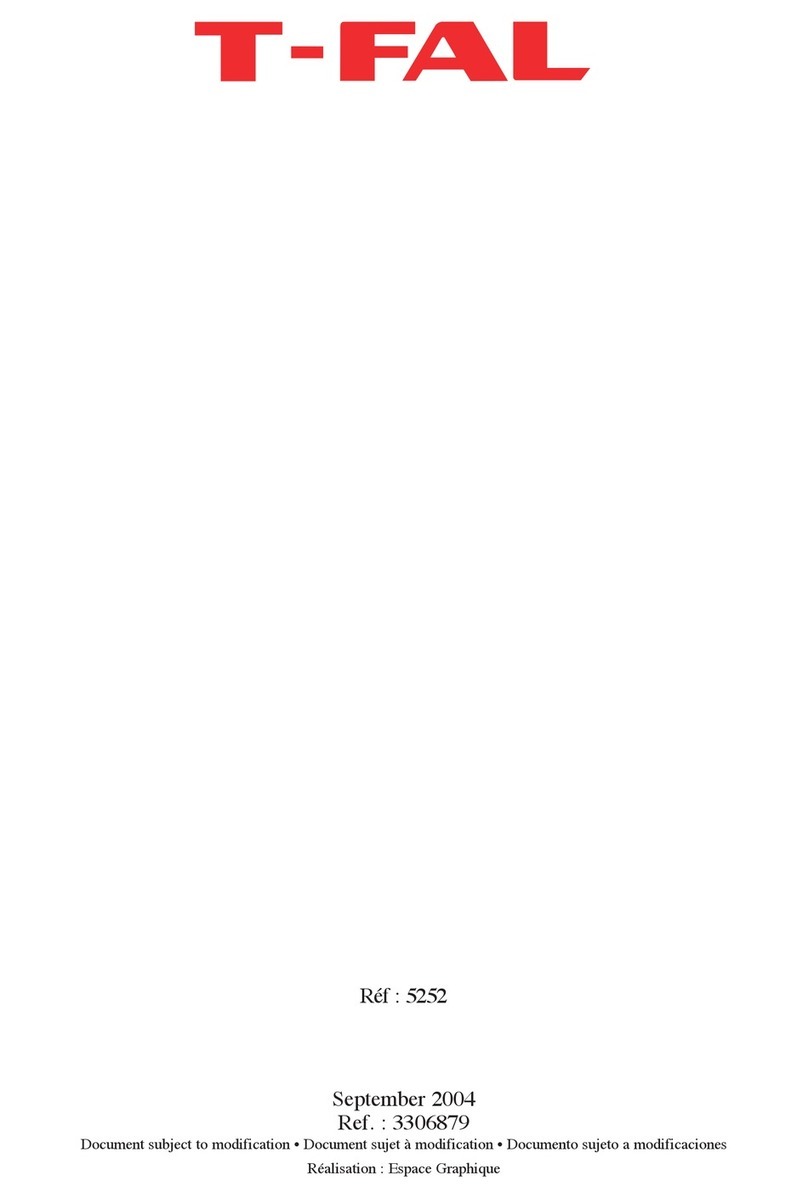 T-Fal 5252 Manuel utilisateur