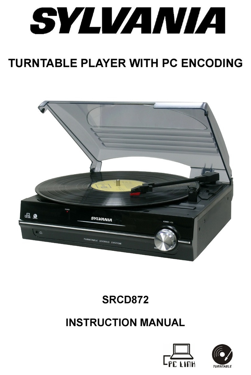 Sylvania SRCD872 Manuel utilisateur