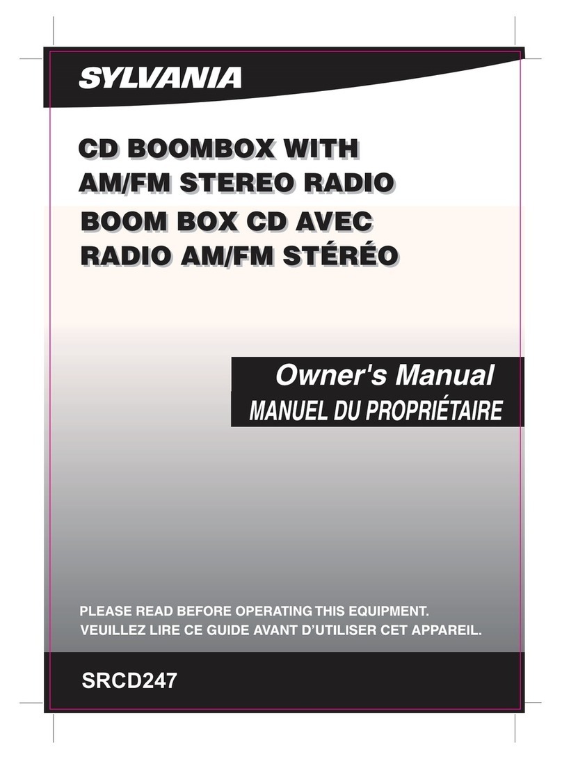 Sylvania SRCD247 Manuel utilisateur