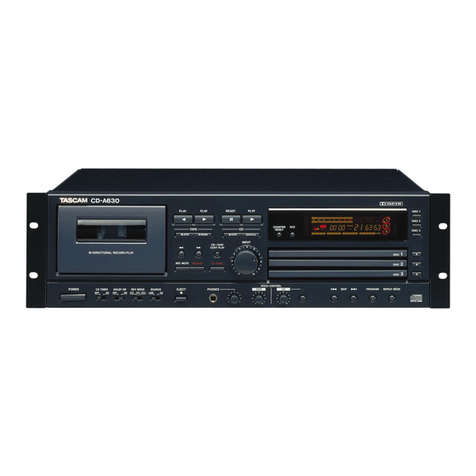 Tascam CD-A630 Mode d’emploi