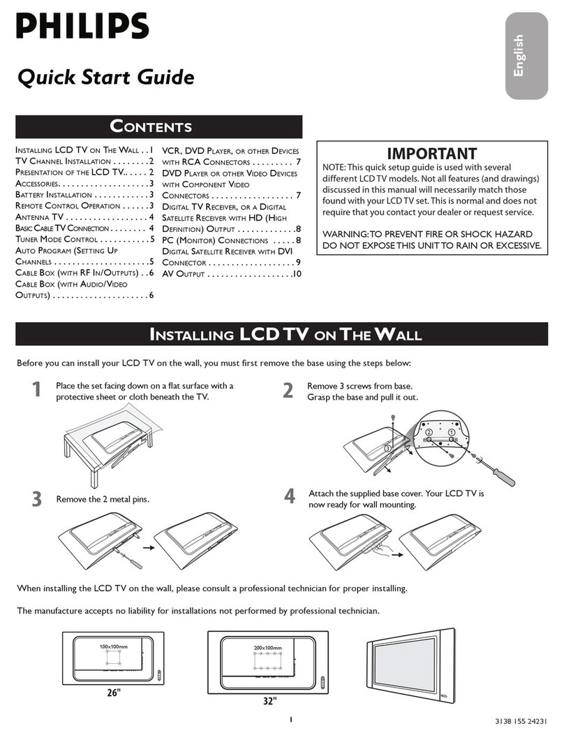 Philips 32TA1000/98 Manuel utilisateur