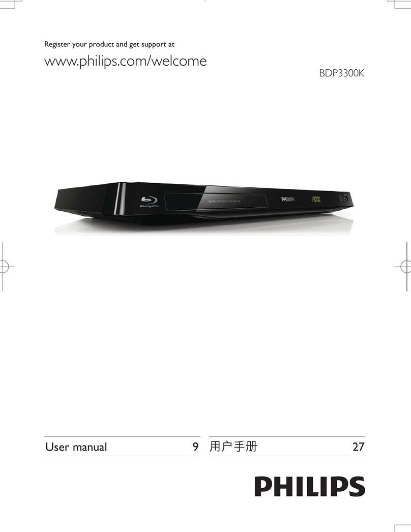 Philips BDP3300K/93 Manuel utilisateur