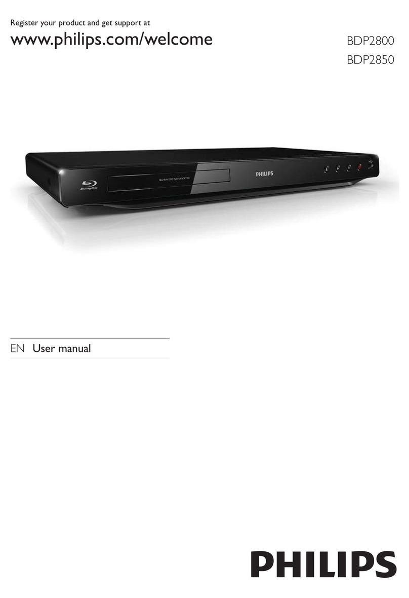 Philips BDP2800/12 Manuel utilisateur