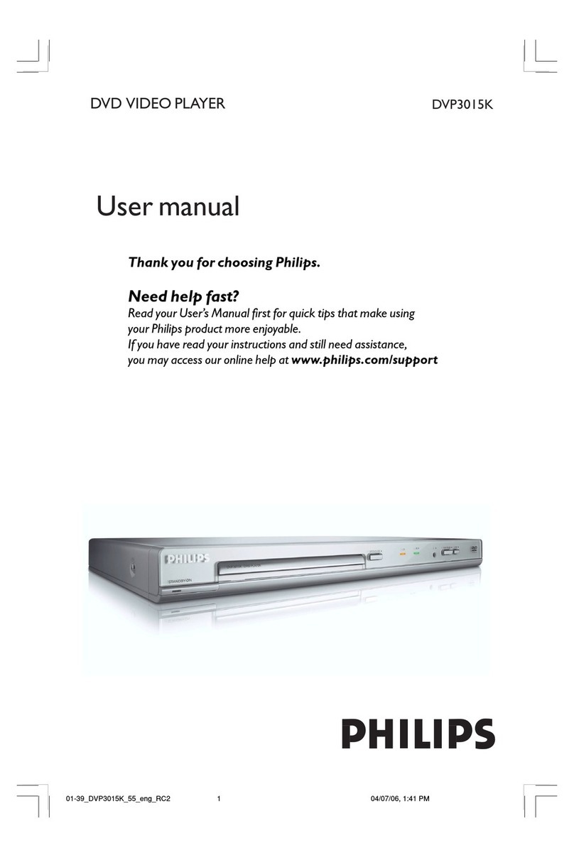 Philips DVP3015K/55 Manuel utilisateur
