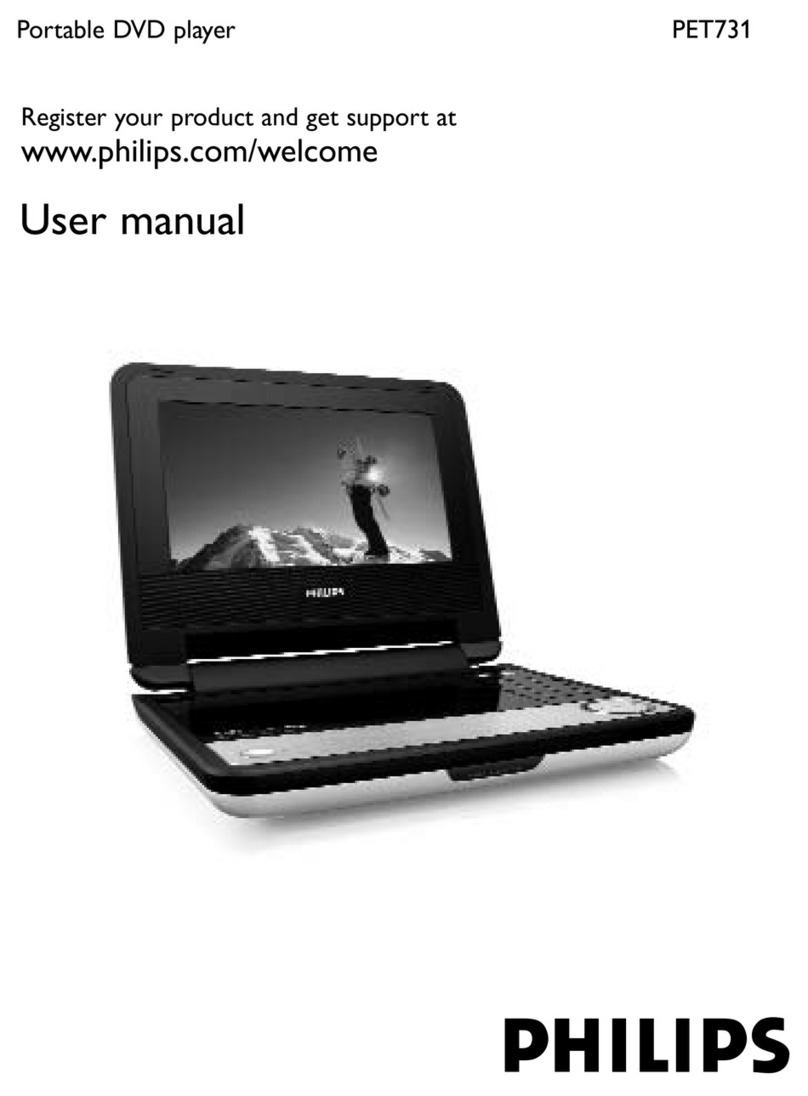 Philips PET731/12 Manuel utilisateur