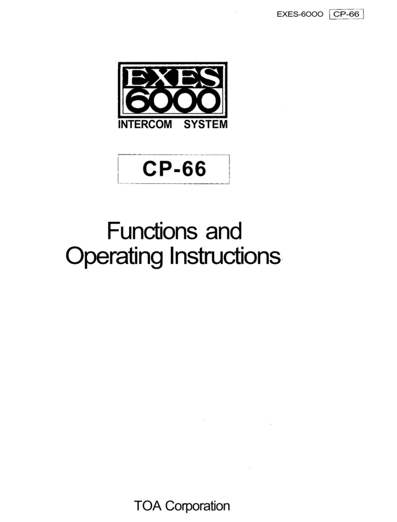 Toa CP-66 Manuel utilisateur