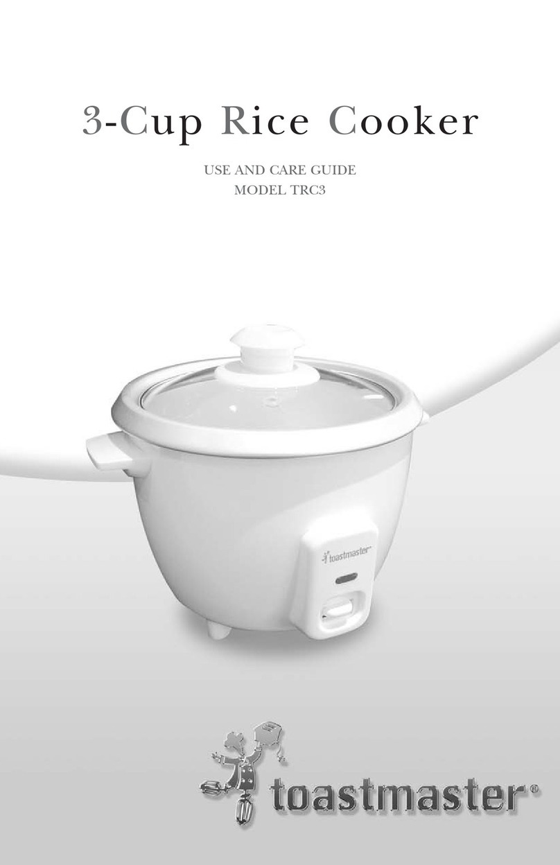 Toastmaster TRC3 Manuel utilisateur