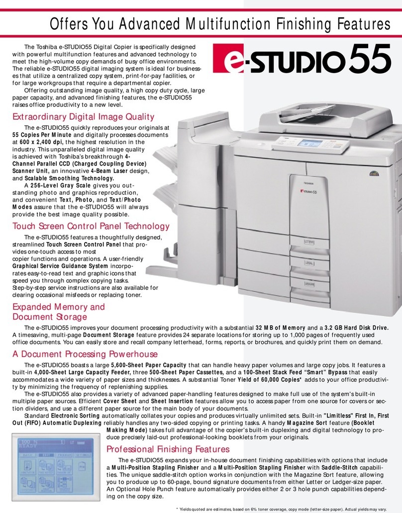 Toshiba e-STUDIO 55 Manuel utilisateur