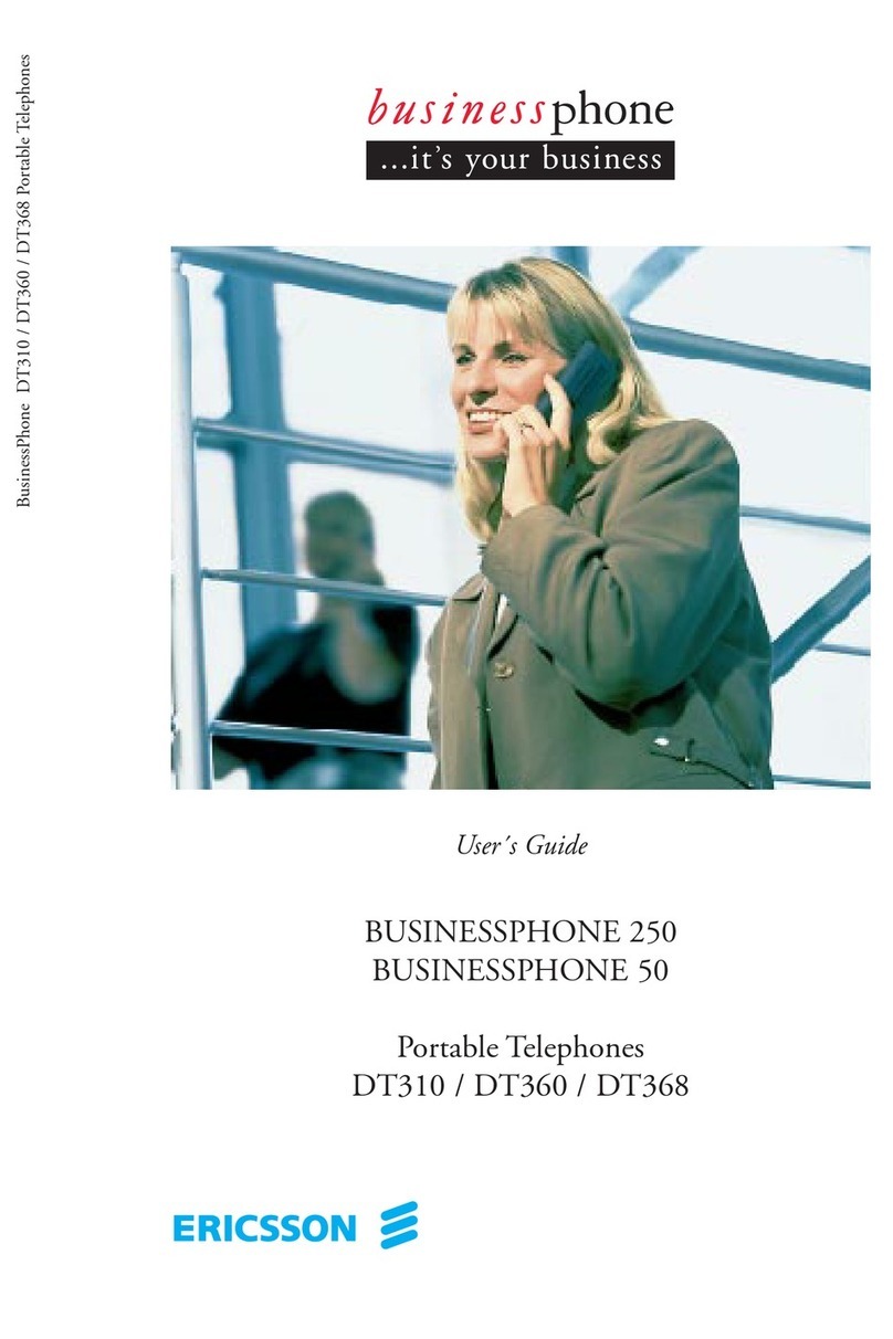 Ericsson DT360 Manuel utilisateur