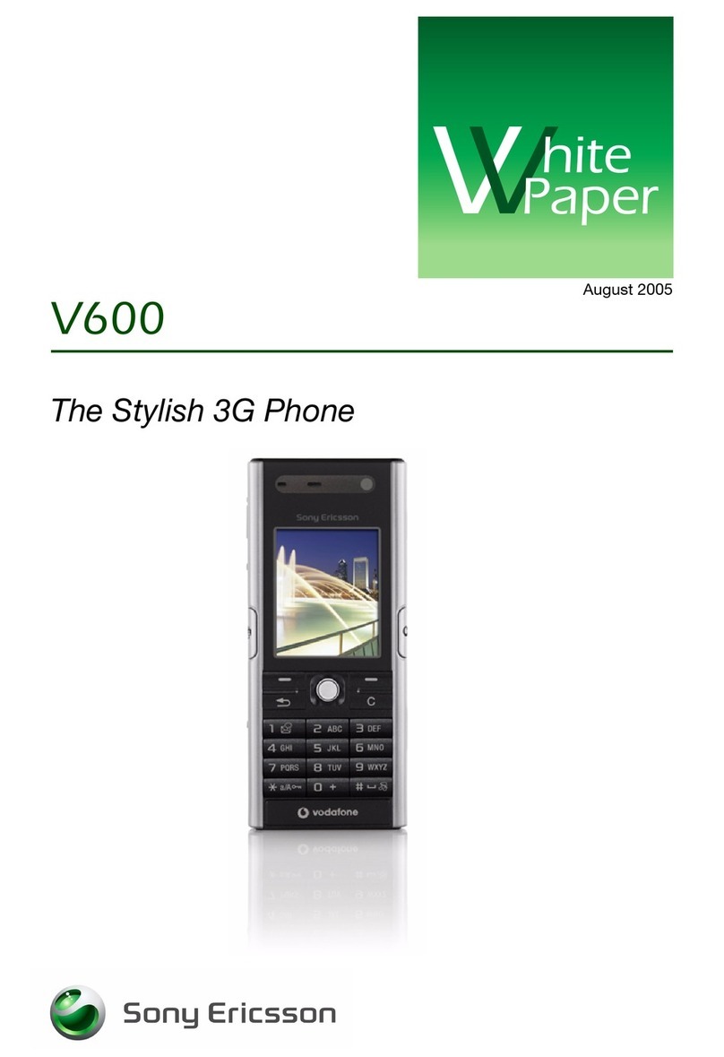 Sony Ericsson V600 Guide de référence rapide