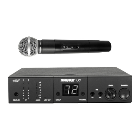 Shure UC Manuel utilisateur