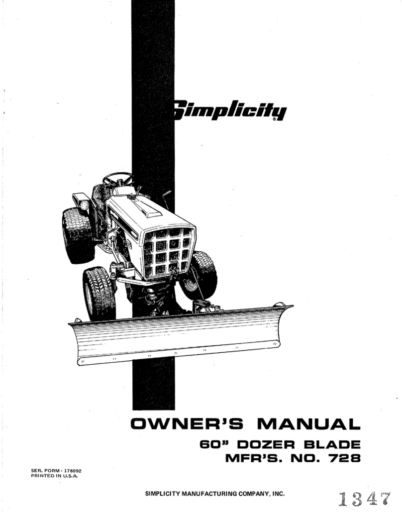Simplicity 728 Manuel utilisateur