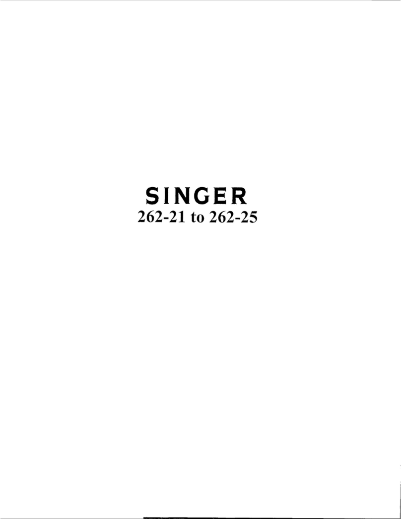 Singer 262-21 Manuel utilisateur Singer 262-21 Manuel utilisateur