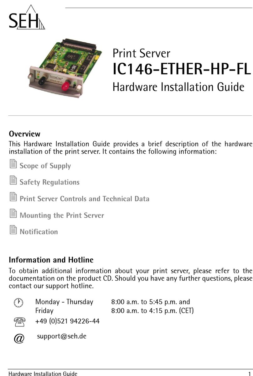 SEH IC146-ETHER-HP-FL Manuel