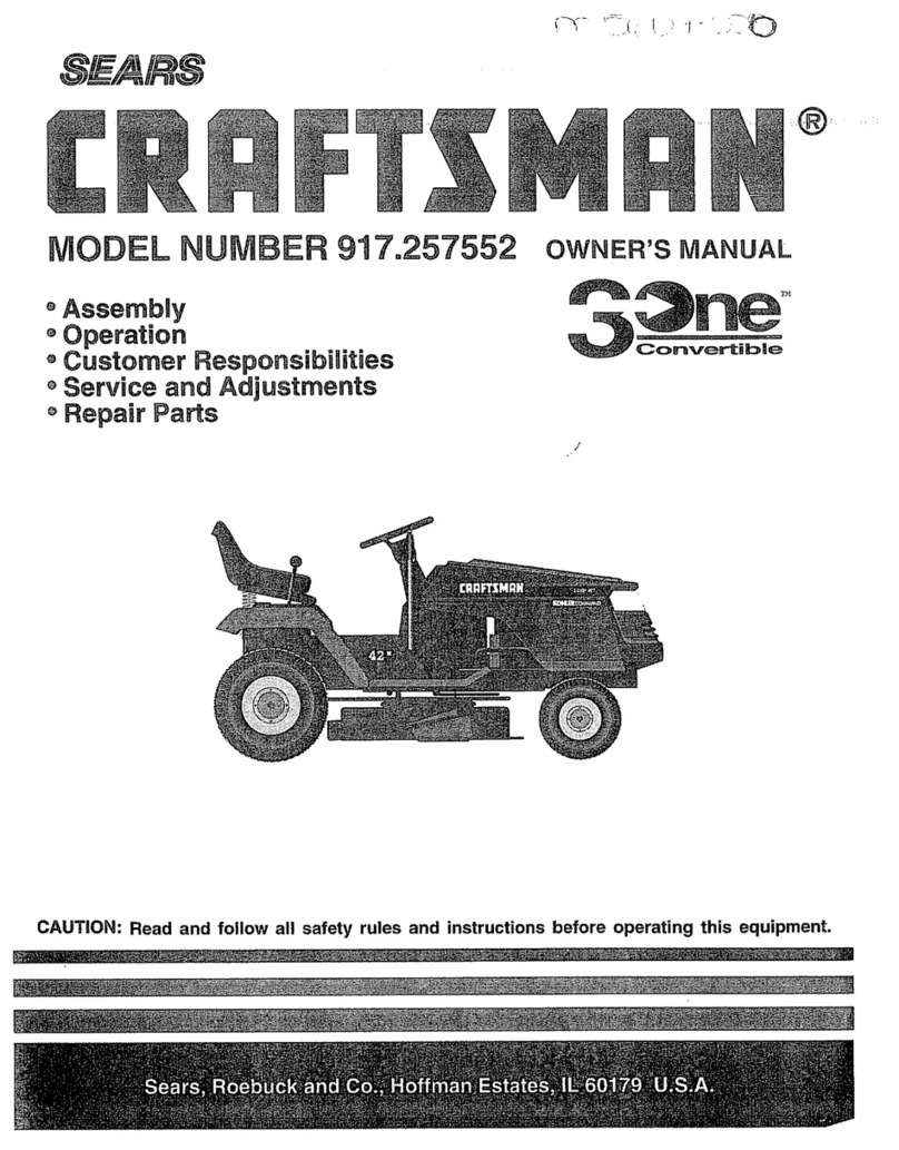 Craftsman 917.257552 Manuel utilisateur Craftsman 917.257552 Manuel utilisateur
