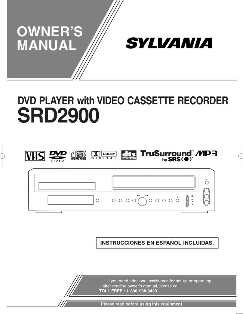 Sylvania SRD2900 Manuel utilisateur