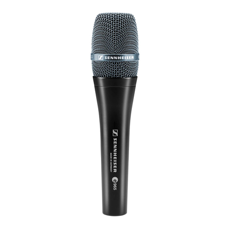 Sennheiser E 965 Manuel utilisateur