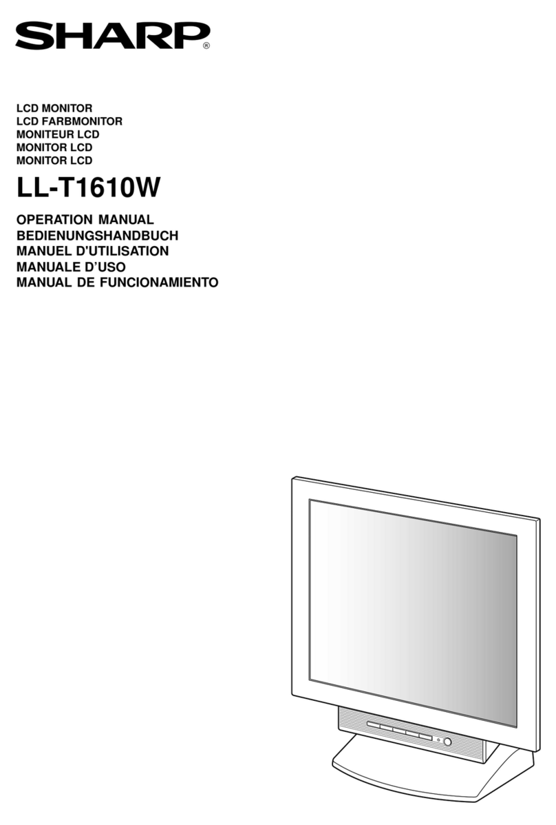 Sharp LL-T1610W Manuel utilisateur