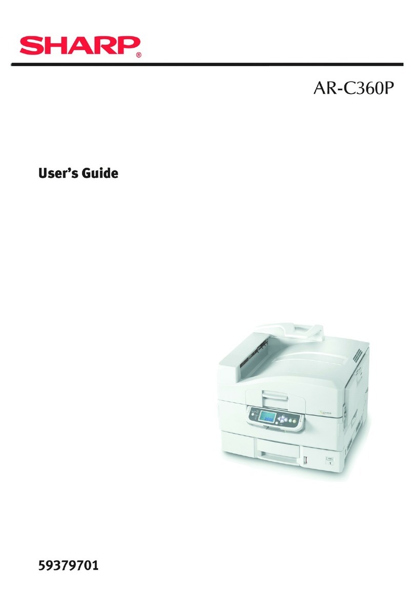 Sharp AR-C360P Manuel utilisateur