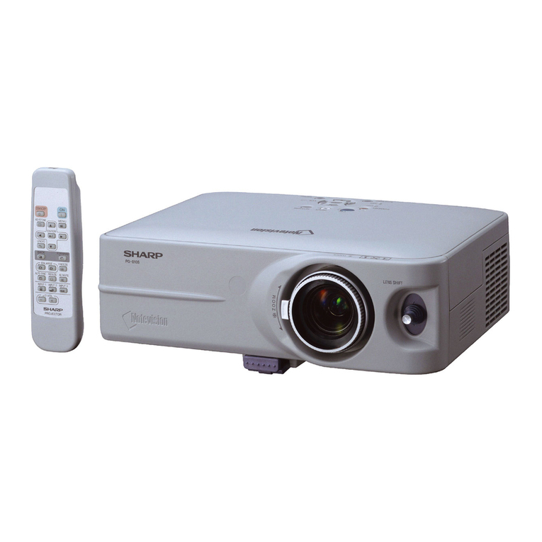 Sharp Notevision PG-B10S Manuel utilisateur Sharp Notevision PG-B10S Manuel utilisateur