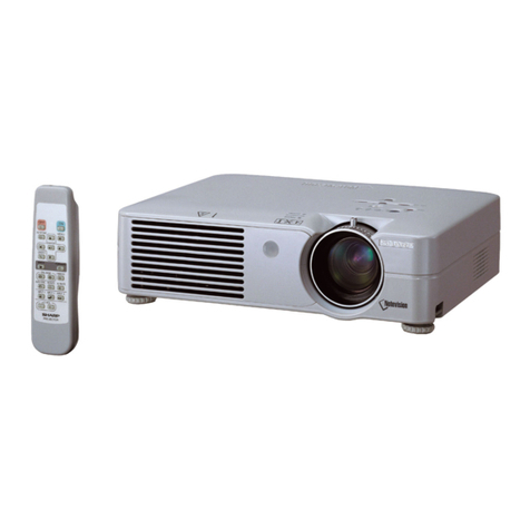 Sharp Notevision PG-A20X Manuel utilisateur