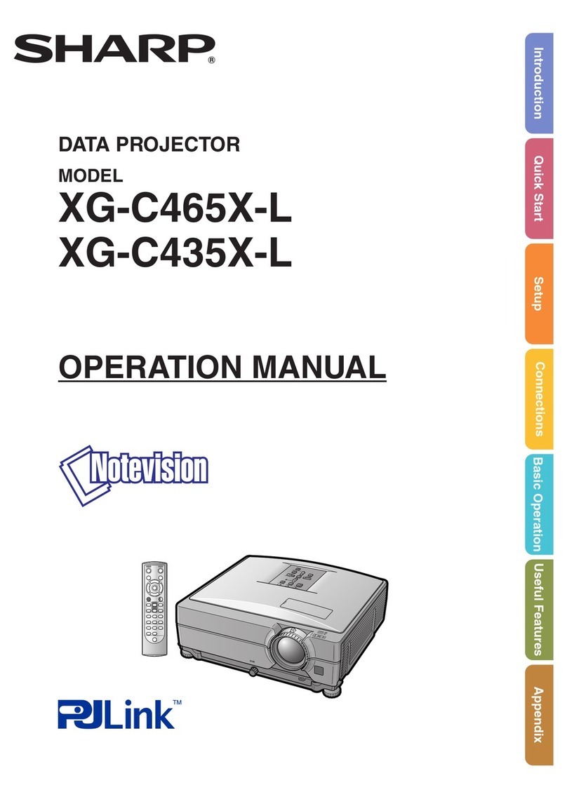 Sharp Notevision XG-C435X-L Manuel utilisateur
