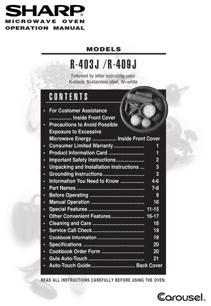 Sharp R-403JK Manuel utilisateur