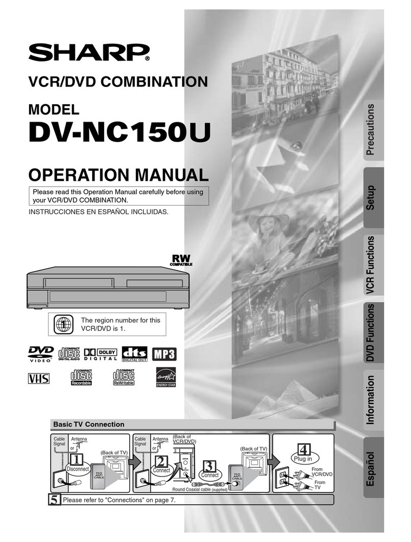 Sharp DV-NC150U Manuel utilisateur