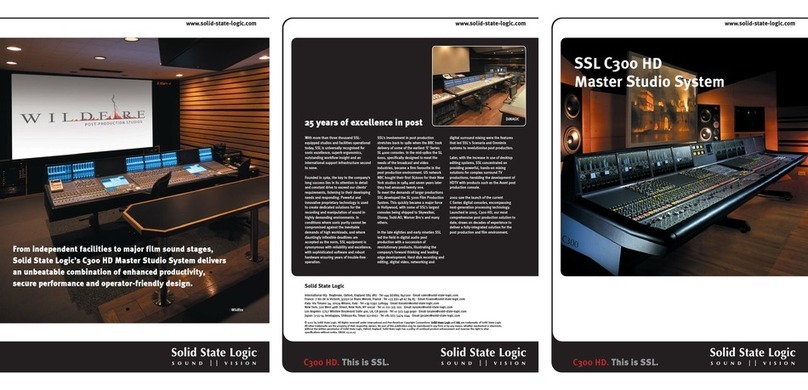 Solid State Logic C300 HD Manuel utilisateur