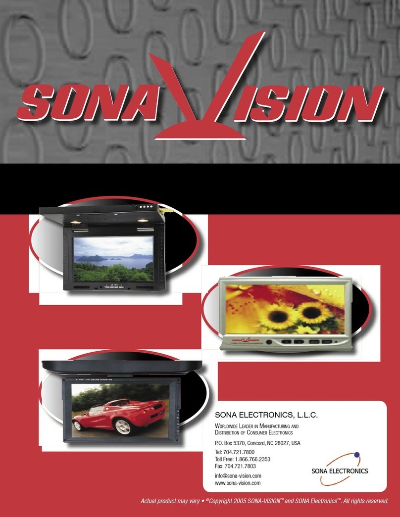 SONA Electronics SE-560 Manuel de l'installateur