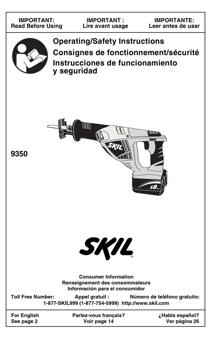 Skil 9350 Instructions de montage