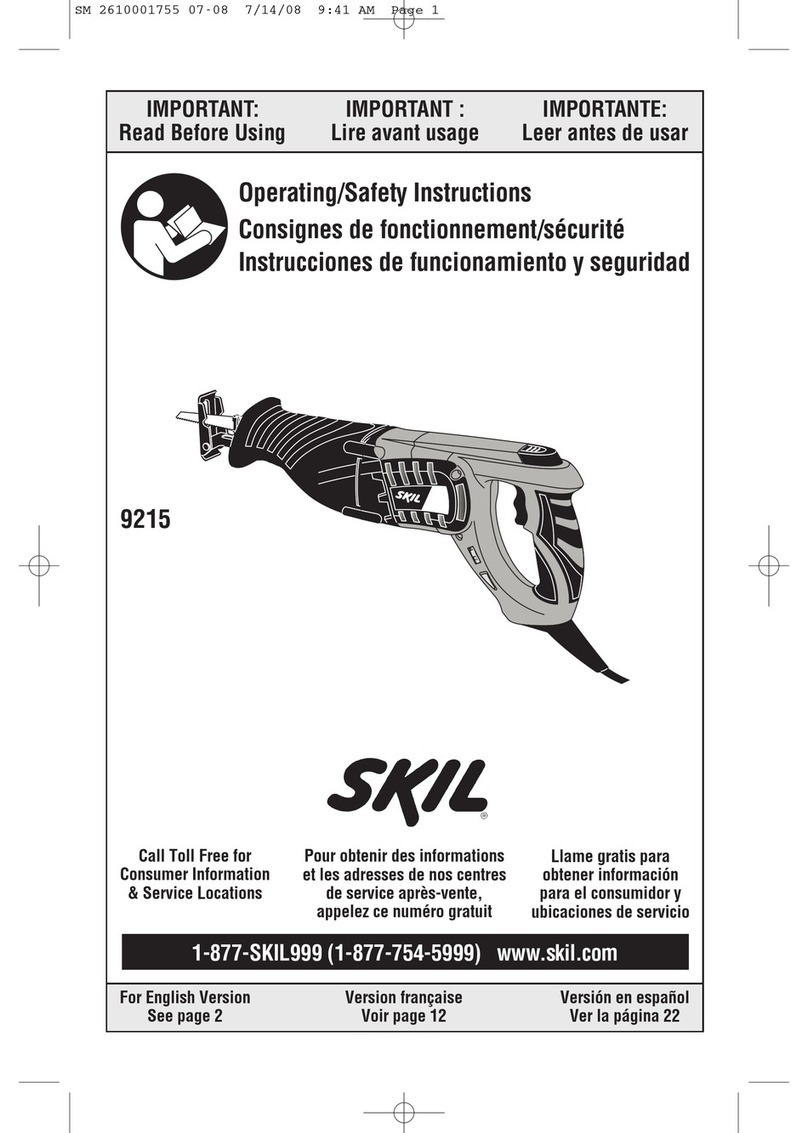 Skil 9215 Instructions de montage