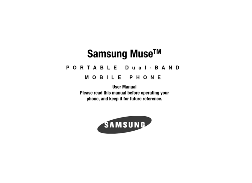 Samsung Muse Manuel utilisateur