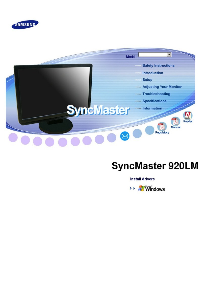 Samsung SyncMaster 920LM Manuel utilisateur