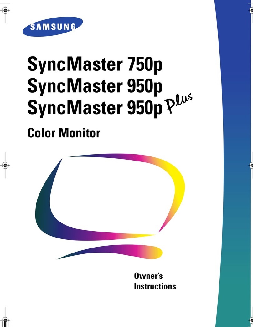Samsung SyncMaster 950p Plus Manuel utilisateur