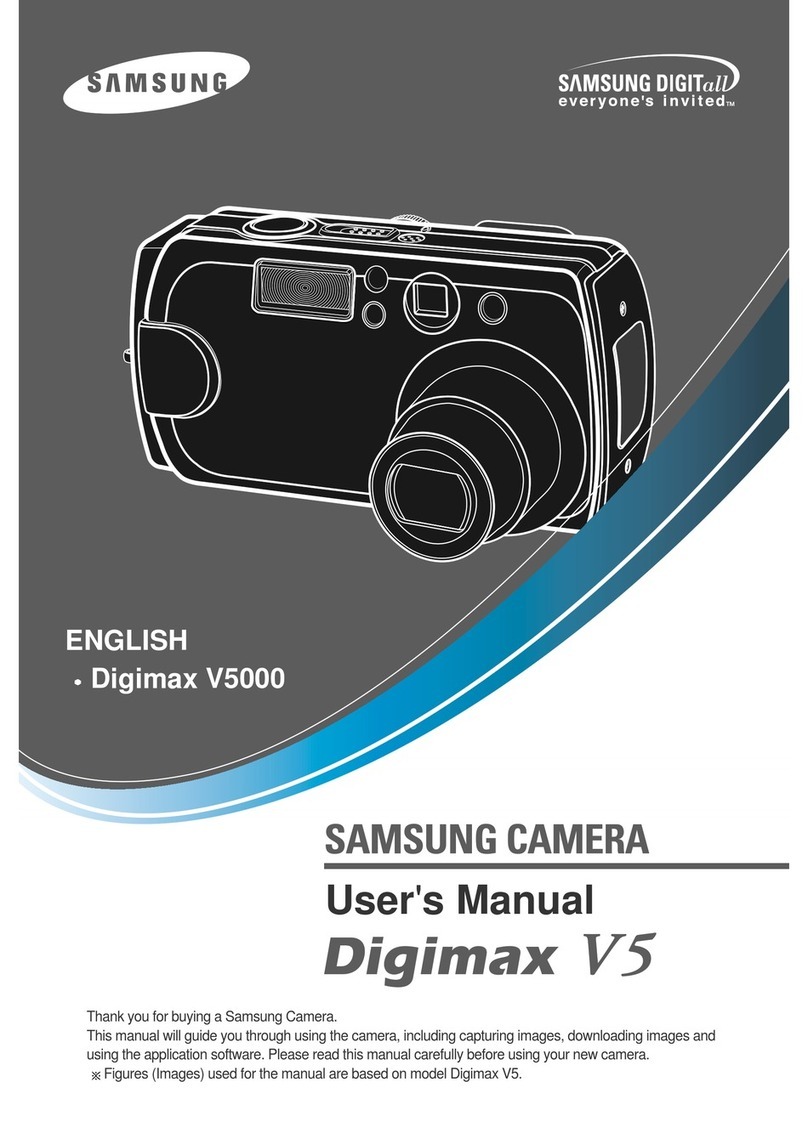 Samsung Digimax V5000 Manuel utilisateur