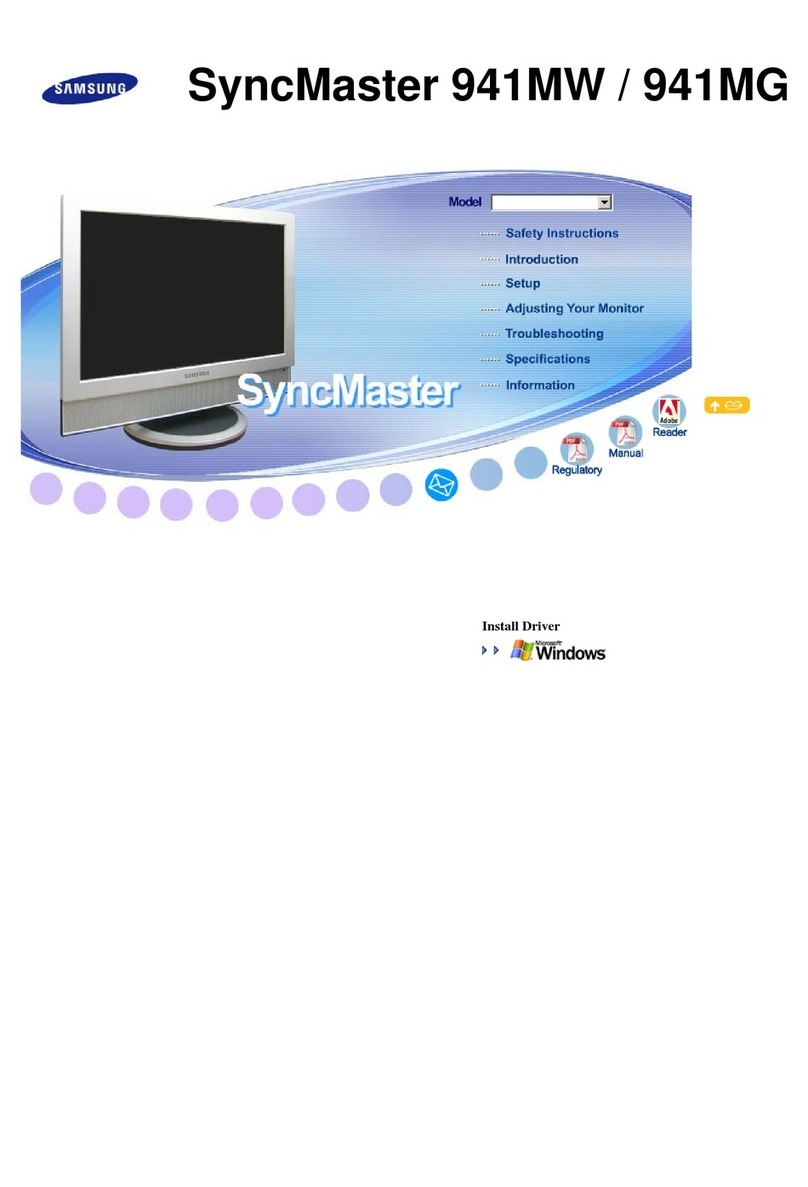Samsung SyncMaster 941MG Manuel utilisateur
