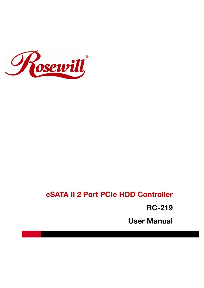 Rosewill RC-219 Manuel utilisateur