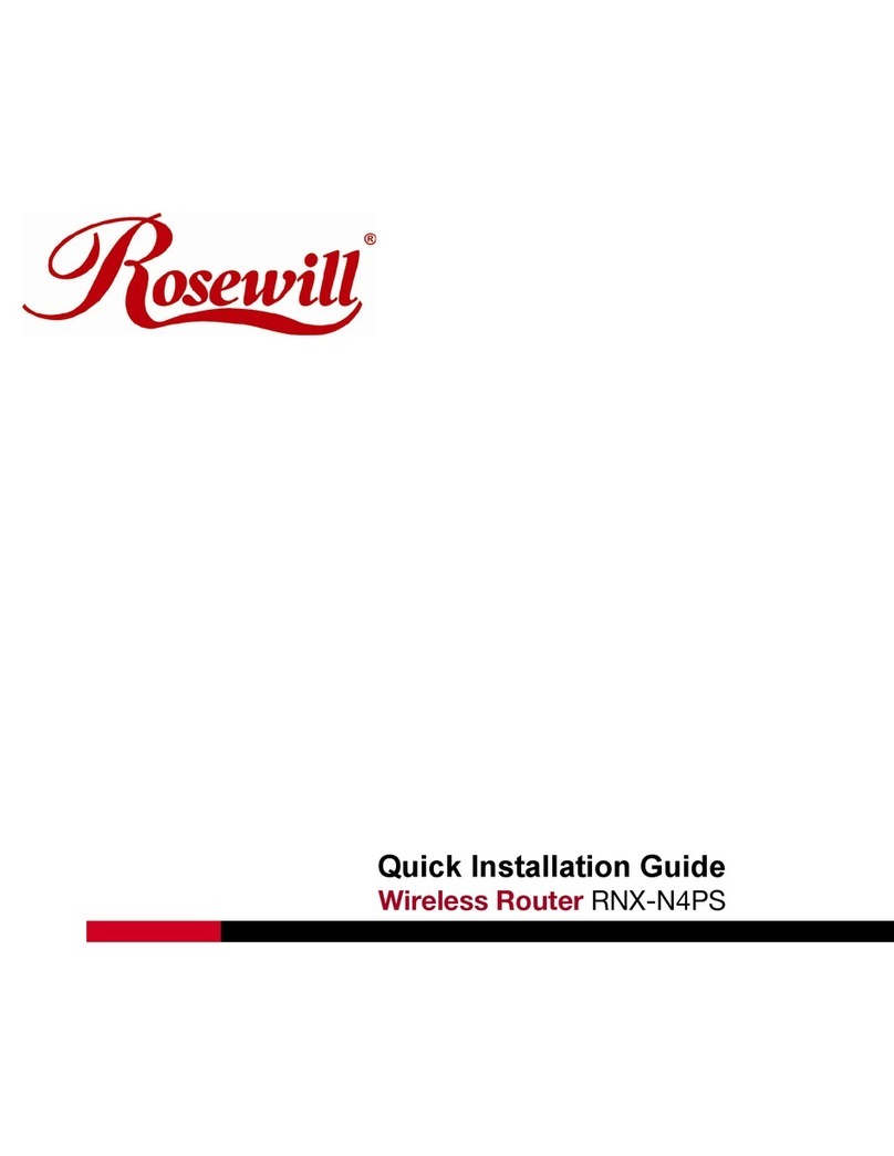 Rosewill RNX-N4PS Manuel utilisateur