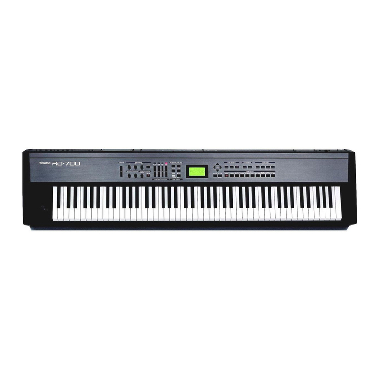 Roland RD-700 Manuel utilisateur
