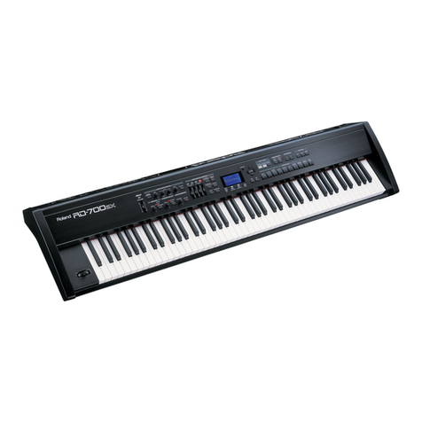 Roland RD-700SX Manuel utilisateur