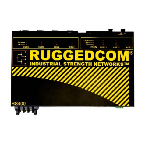 RuggedCom RuggedServer RS400 Manuel utilisateur