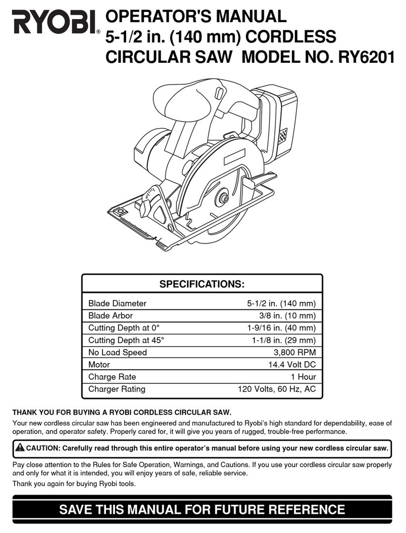 Ryobi RY6201 Manuel utilisateur