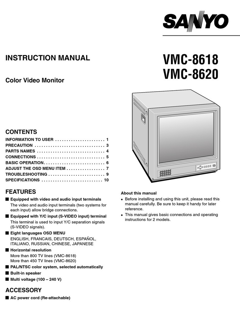 Sanyo VMC-8620 Manuel utilisateur