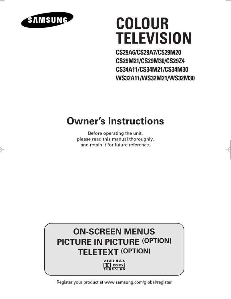 Samsung CS29A6 Manuel utilisateur