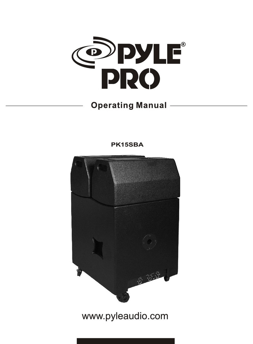 Pyle PK15SBA Manuel utilisateur Pyle PK15SBA Manuel utilisateur